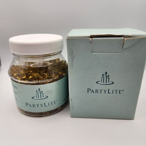 PartyLite Gold Dazzle Beads Candle Decorative Beads P8724 - Picture 1 of 6